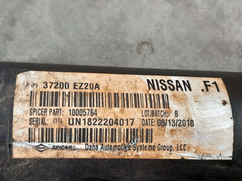 2017-2022 Nissan Titan 5.6L Front Driveshaft Propeller Shaft OEM 37200EZ20A