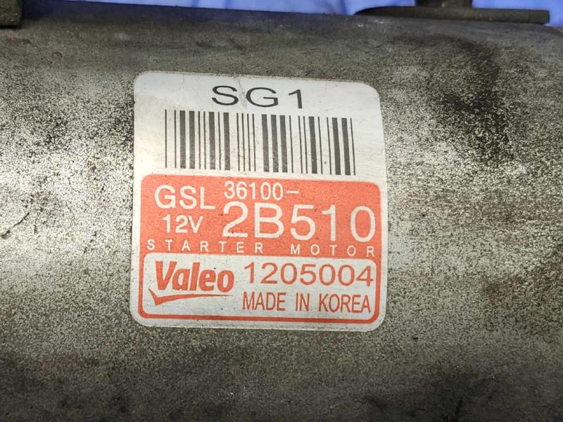 2016 Hyundai Tucson Starter Motor