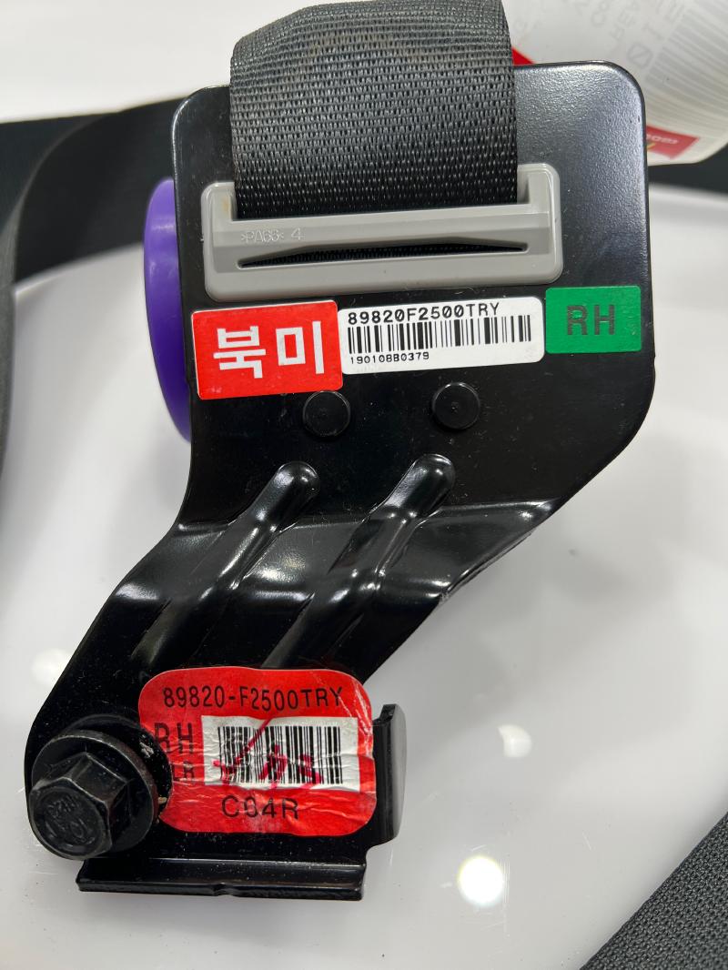 2019 Hyundai Elantra Rear Seat Belt