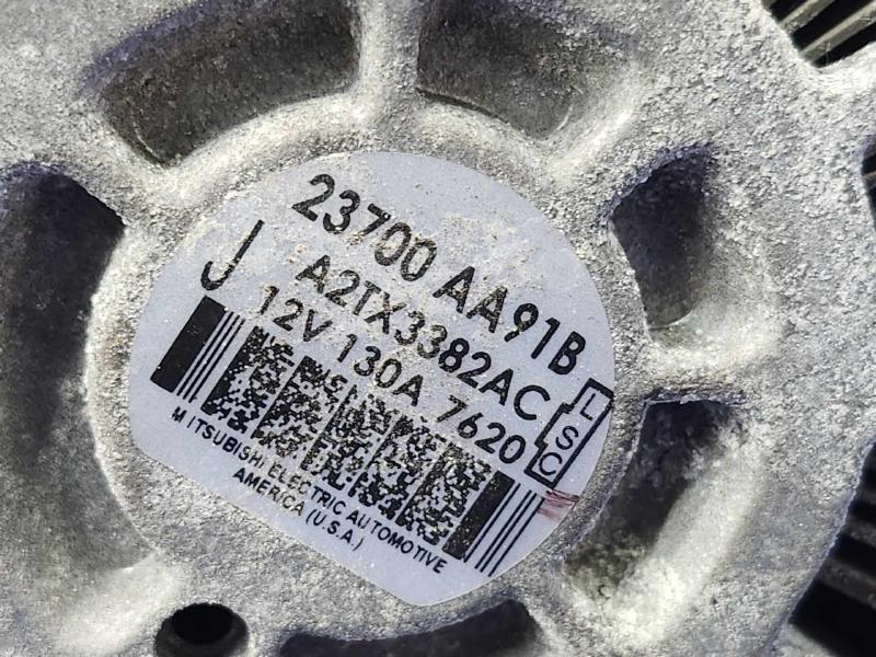 2017 Subaru Legacy Alternator