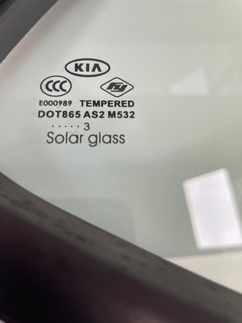 2013 Kia Optima Rear Vent Glass/Window
