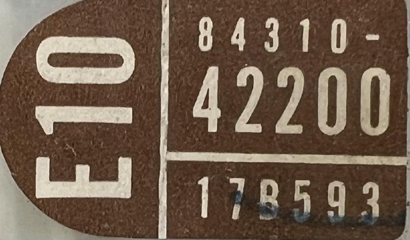 1998 Toyota RAV4 Combination Switch