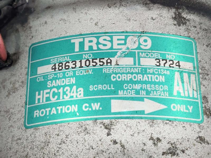 2016 Acura ILX A/C Air Compressor