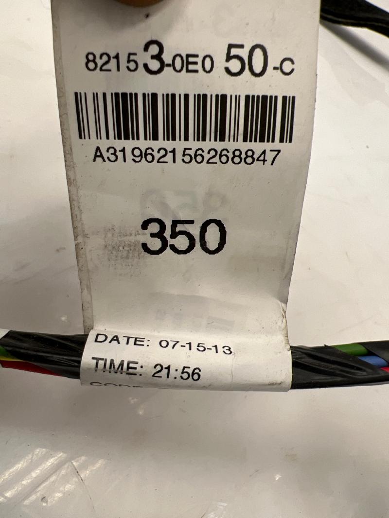 2011 Toyota Highlander Wire Harness (Door)