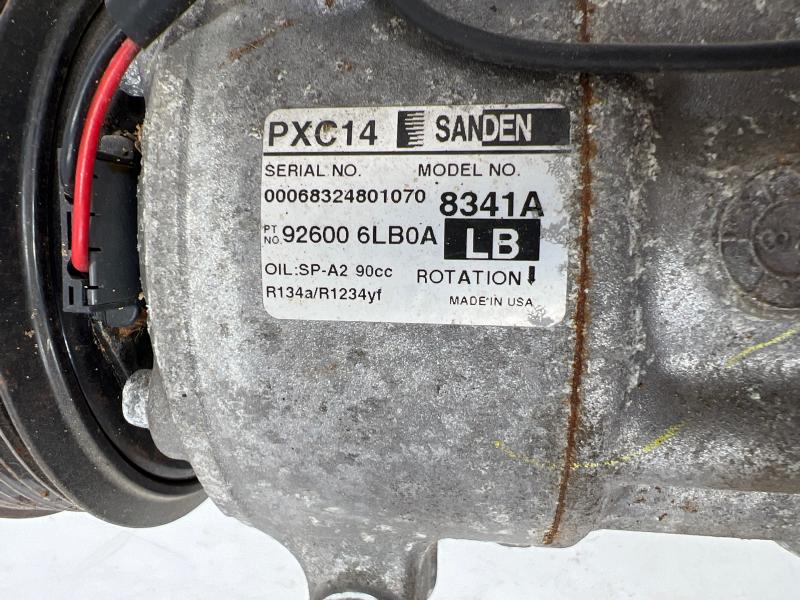 2020 Nissan Sentra A/C Air Compressor