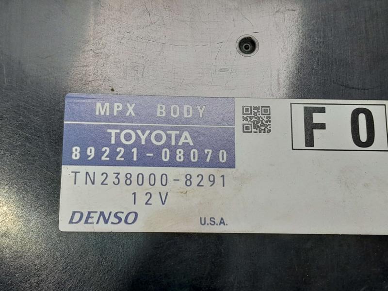 2012 Toyota Sienna Chassis Brain Box