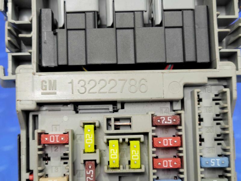 2014 Chevrolet Cruze Cabin Fuse Box