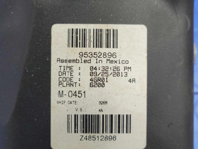 2014 Chevrolet Cruze Cabin Fuse Box