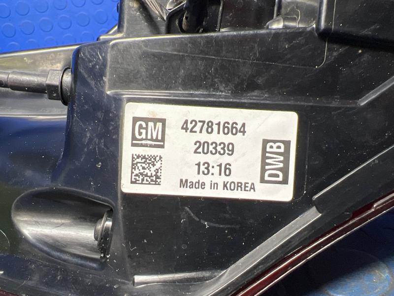 2021 Chevrolet Trailblazer Tail Light Assembly