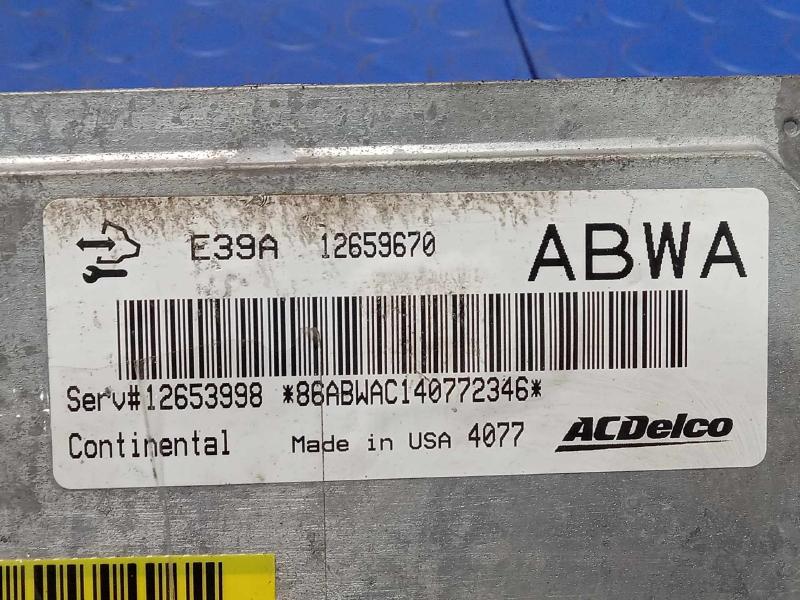 2014-2015 Cadillac CTS 2.0L Electronic Control Module ECU ECM PCM OEM 12653998