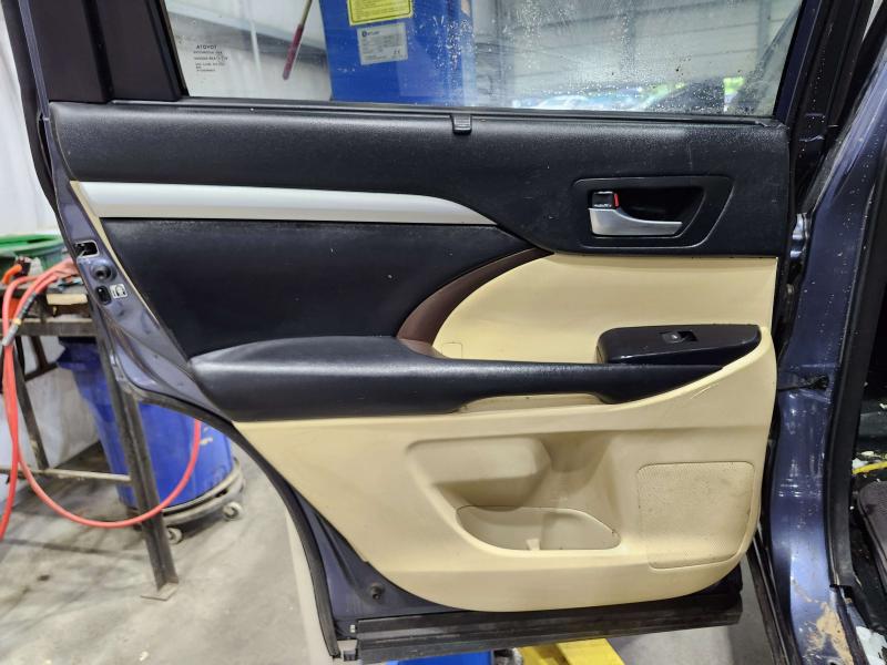2018 Toyota Highlander Rear Door Trim Panel