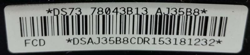 2015 Ford Fusion Air Bag