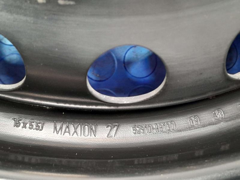 2018-2023 Kia Rio 15x5-1/2 Steel Wheel Genuine OEM Part 52910H9100