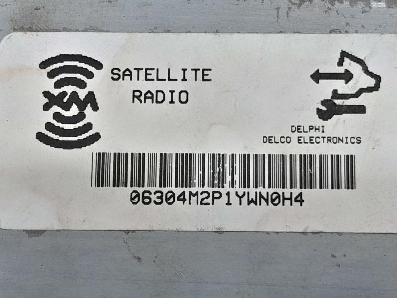 2007 Cadillac DTS Buick Lucerne Satellite Radio Control Module 28039776