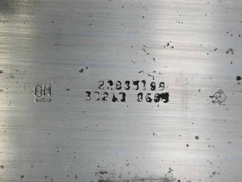2014 Chevrolet Impala Rear Bumper Reinforcement