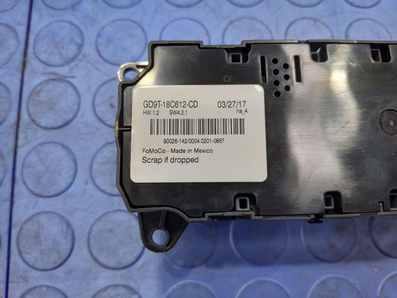 2017 Lincoln Continental Heater A/C Control