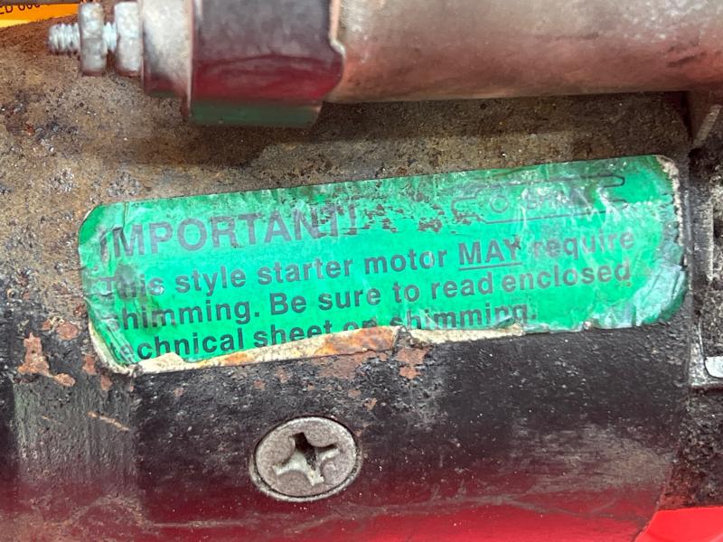 1992 Chevrolet Silverado 1500 Starter Motor