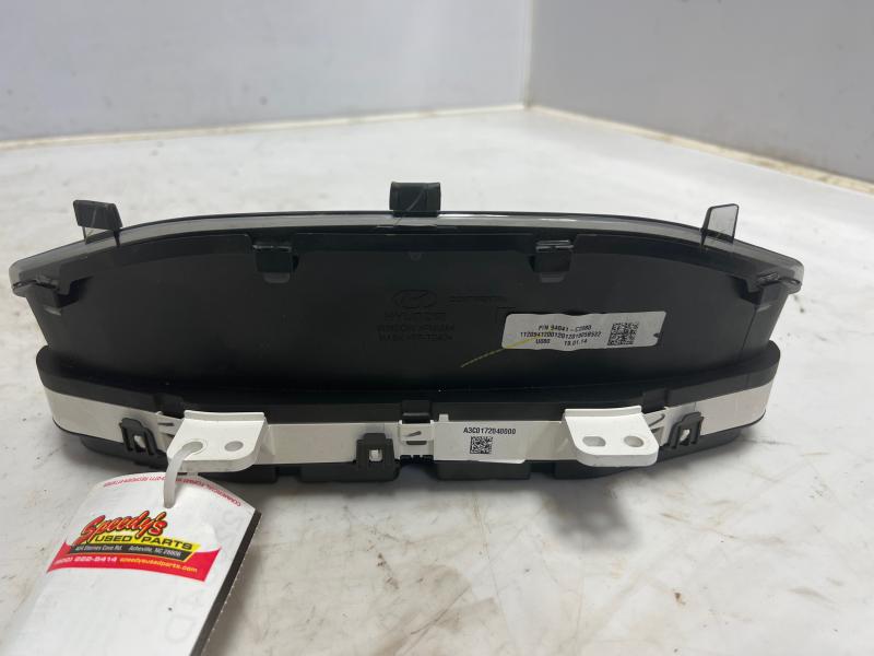 2019 Hyundai Sonata Instrument Cluser 2.4L 3.5" Screen OEM 94041C2080