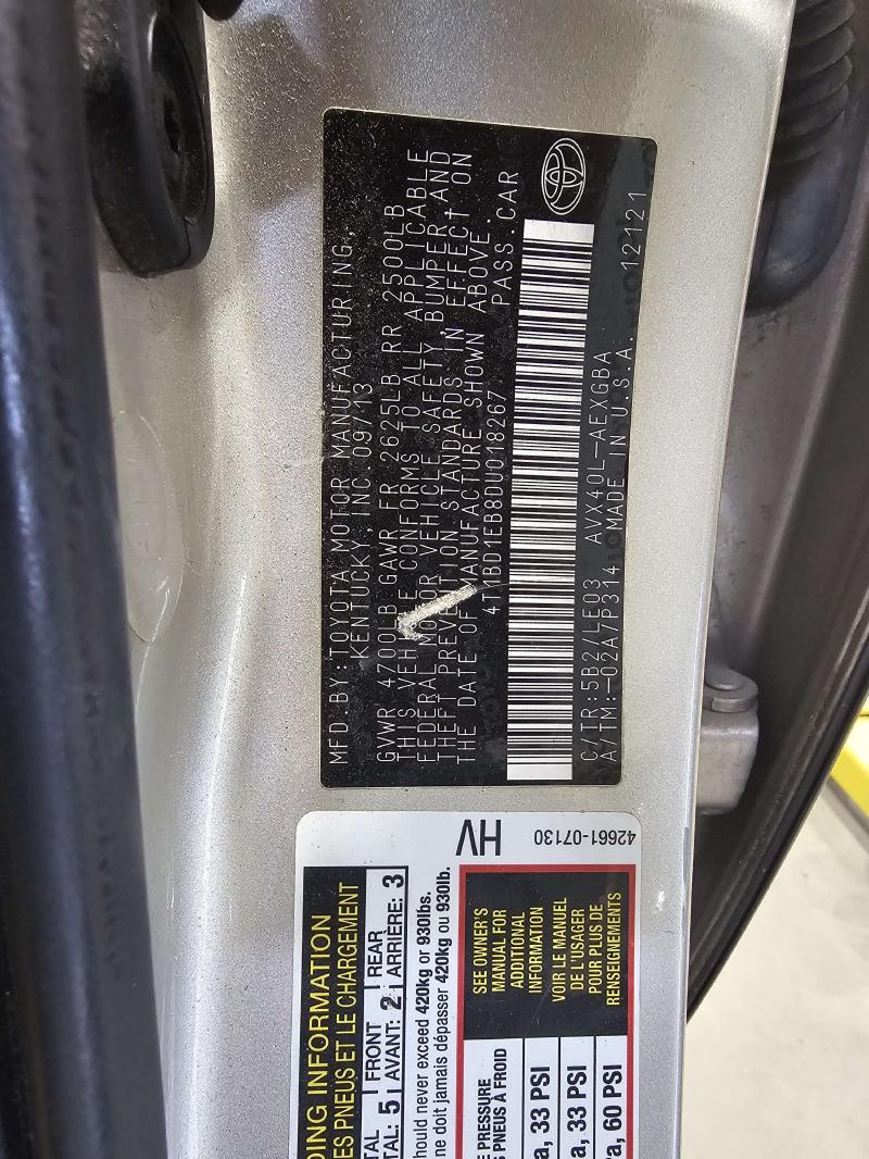 2013 Toyota Avalon Lower Control Arm Front