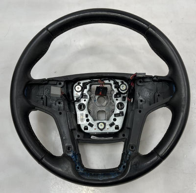 2014 Buick Lacrosse Steering Wheel w/o Heat Black Leather OEM 23153228