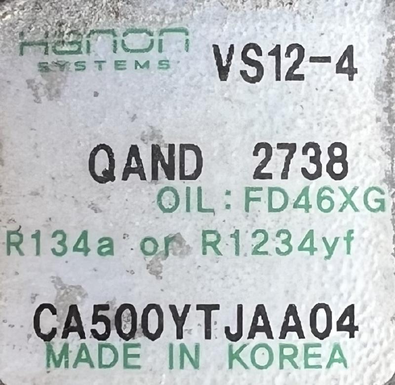 2020 - 2023 Kia Rio AC Compressor Assembly OEM 97701H9200