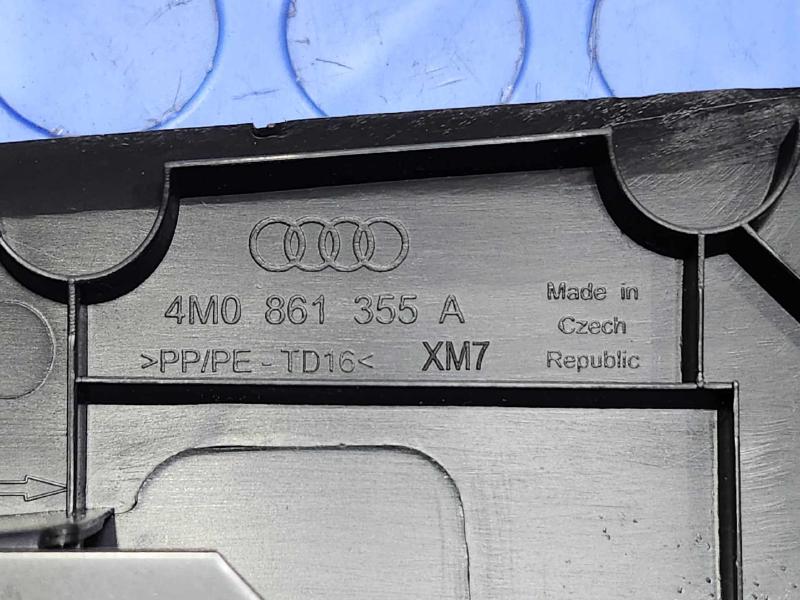 2017-2024 Audi Q7 Back Glass Sunshade Assembly Black Genuine OEM 4M0861325BQBC