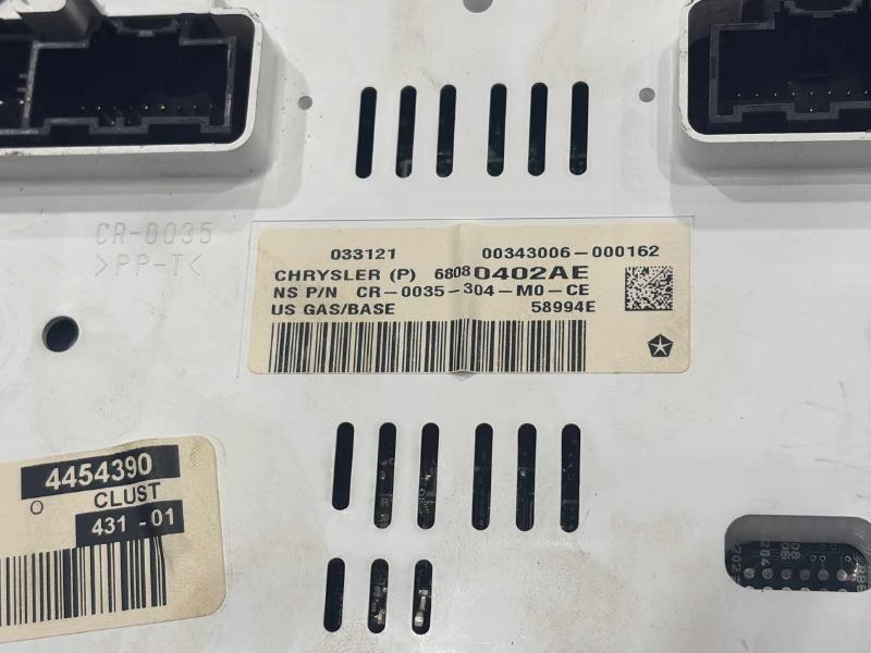 2012 Jeep Compass Speedometer