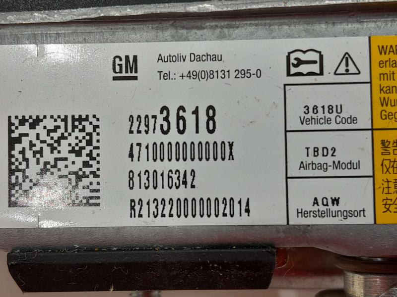 2014 Chevrolet Equinox Air Bag