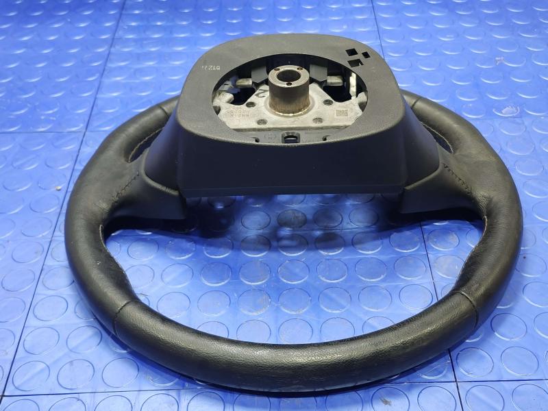 2014-2015 Infiniti Q50 Steering Wheel w/o Heat Black Leather OEM 484304GA1A