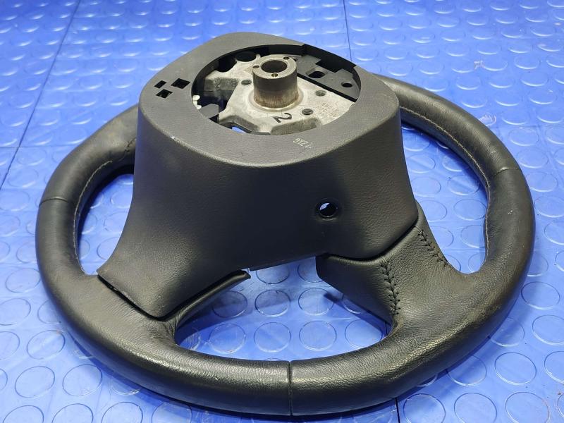 2014-2015 Infiniti Q50 Steering Wheel w/o Heat Black Leather OEM 484304GA1A