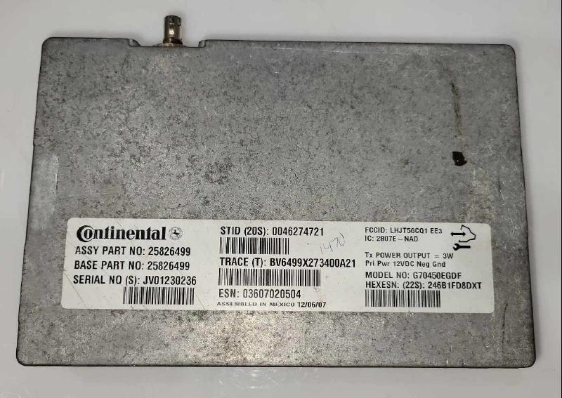 2008 GMC Yukon XL Chassis Brain Box