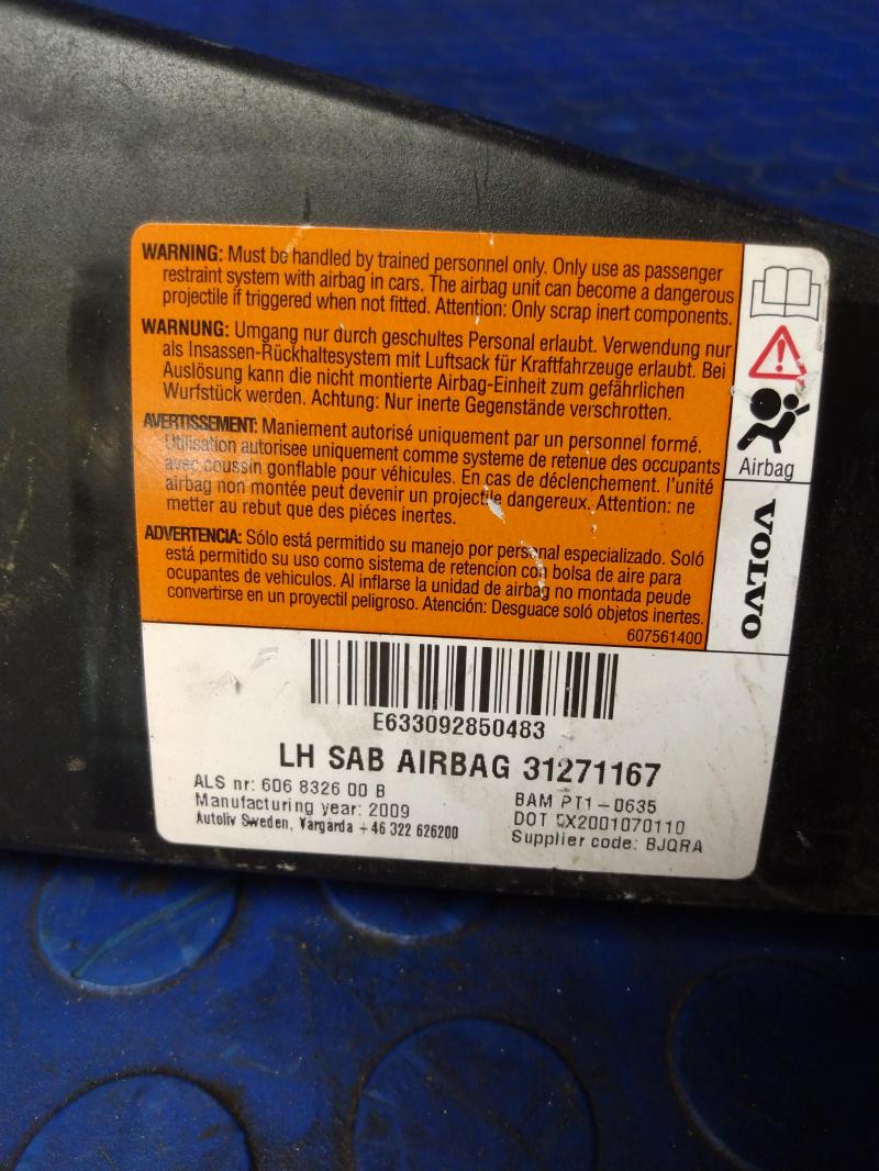 2010 Volvo XC90 Air Bag