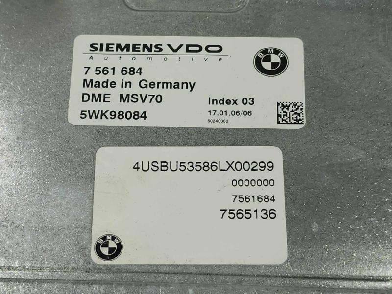 2006 BMW Z4 Engine/Motor Brain Box