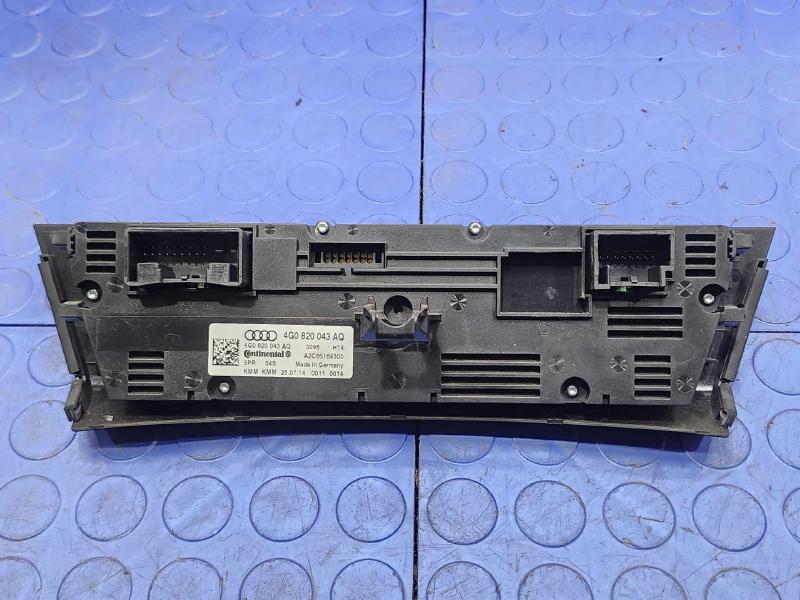 2014-2017 Audi A6 Dual Zone Automatic Temperature Climate Control Panel OEM 4G0820043AQ