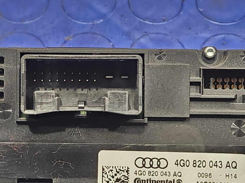 2014-2017 Audi A6 Dual Zone Automatic Temperature Climate Control Panel OEM 4G0820043AQ