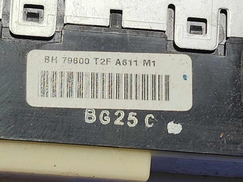 2013 Honda Accord Heater A/C Control