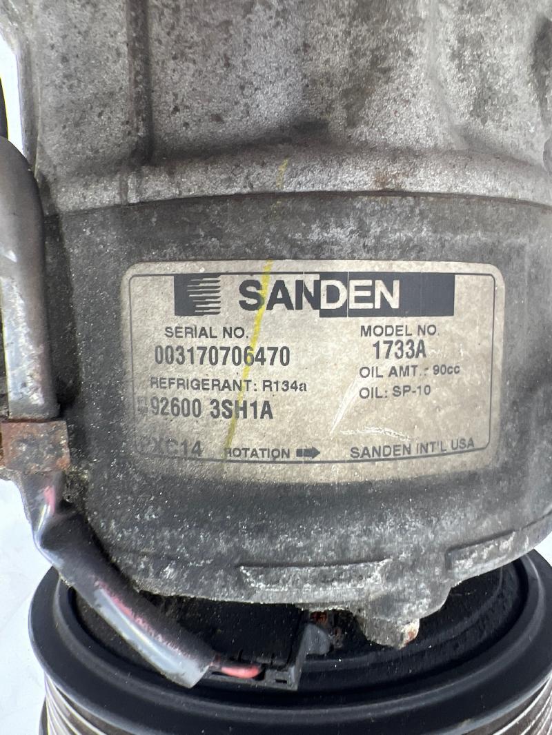 2013 - 2019 Nissan Sentra 1.8L AC Compressor Assembly Sanden OEM 926003SH1A