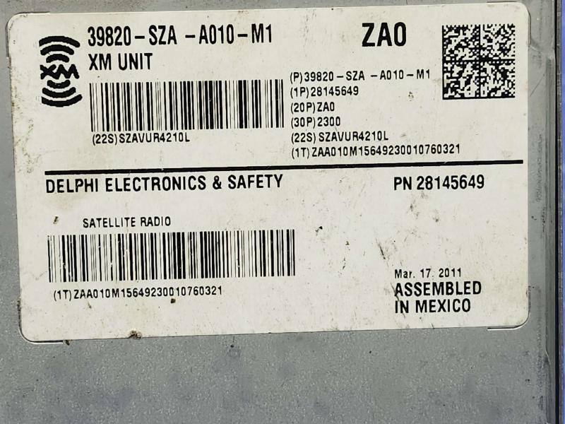 2011 Honda Pilot Audio & Visual Equip.(Radio)
