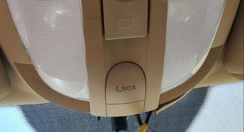 2006 - 2008 Mercedes ML 164 Type Roof Console Assembly - Tan OEM
