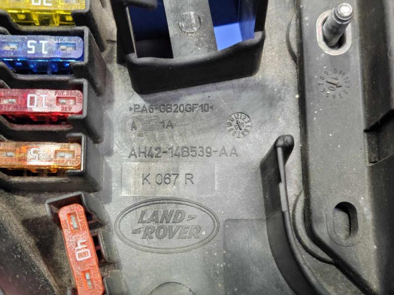 2010 Land Rover Range Rov Engine Fuse Box