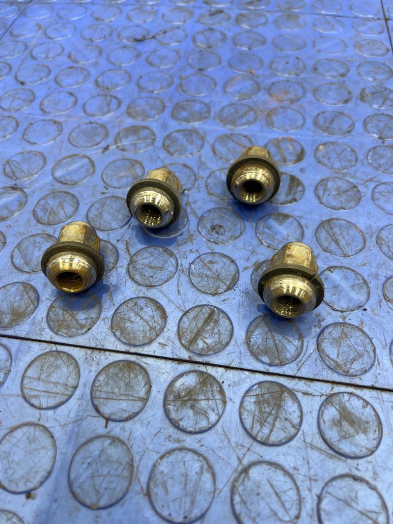 1984 - 2011 Honda Accord Steel Wheel Lug Nuts Set of Four OEM 44736-SA0-981