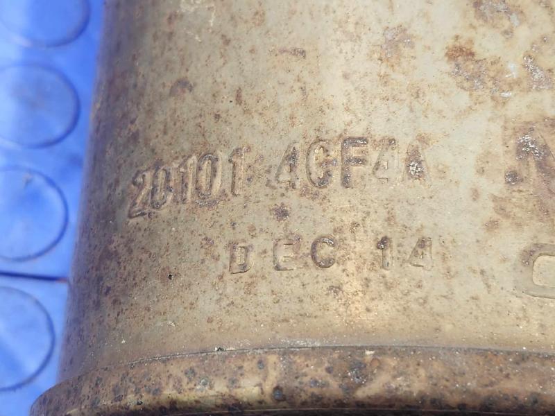2014-2020 Nissan Rogue 2.5L Center Intermediate Exhaust Muffler OEM 201009FL0A