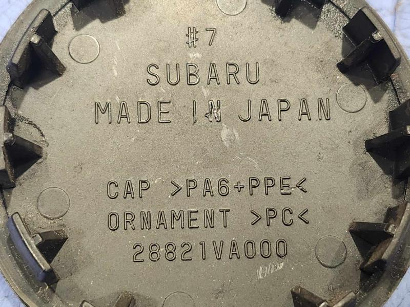 2018 Subaru Legacy Center Cap