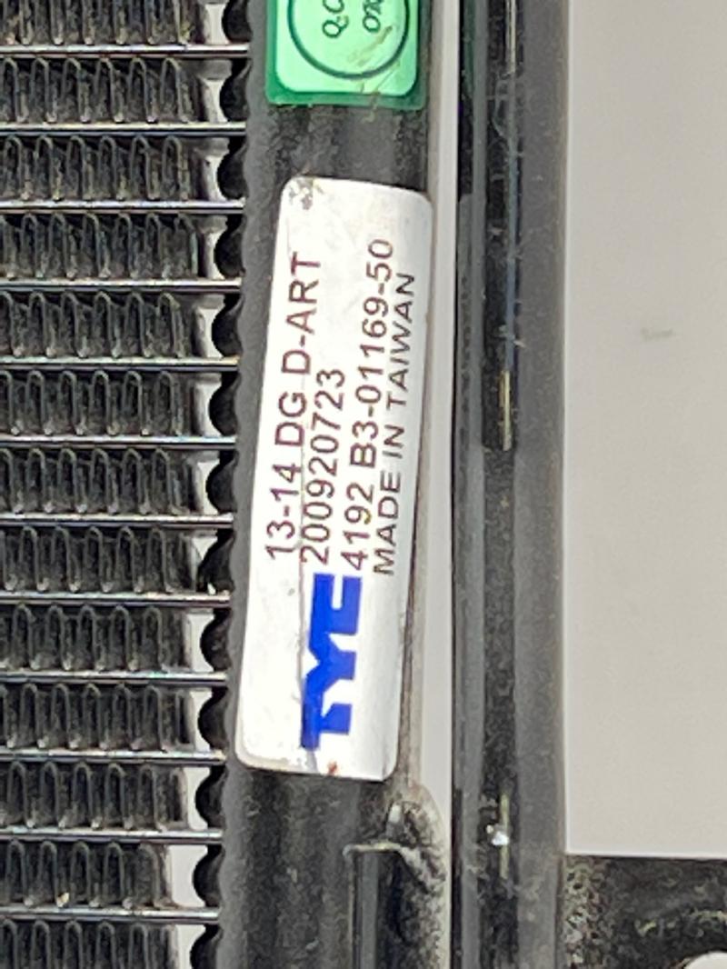 2013 Dodge Dart Condenser