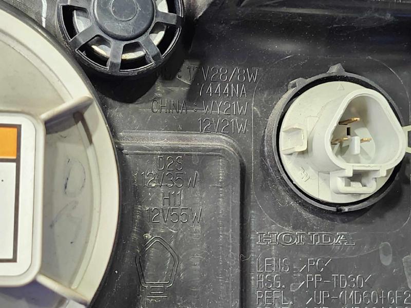 2013 Acura RDX Headlamp Assembly