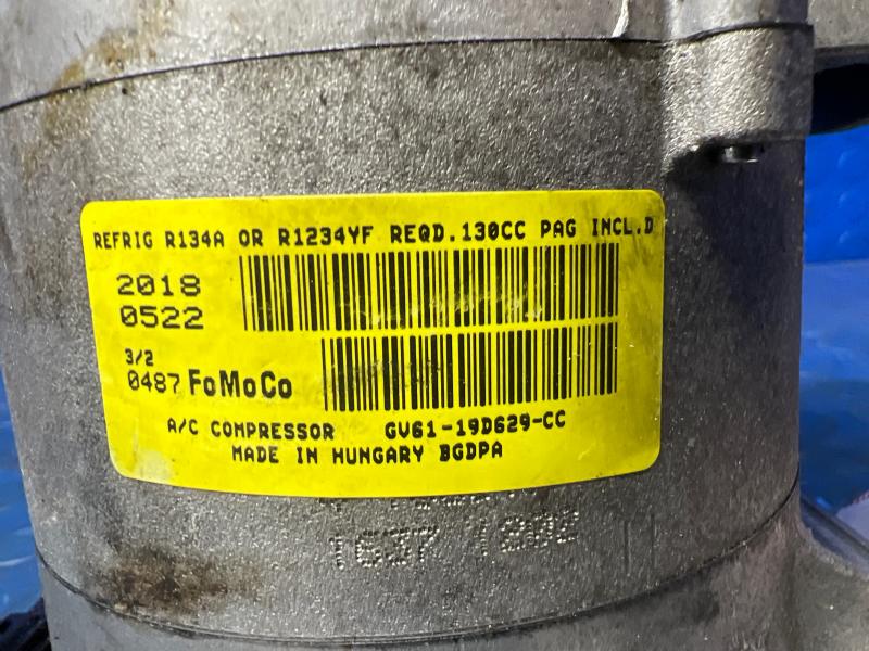 2018 Ford Escape A/C Air Compressor