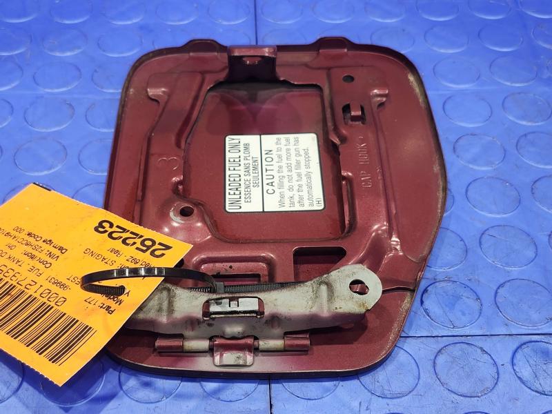 2009-2013 Subaru Forester Fuel Fill Door Gas Flap Black Red 69Z OEM 57601SC0009P