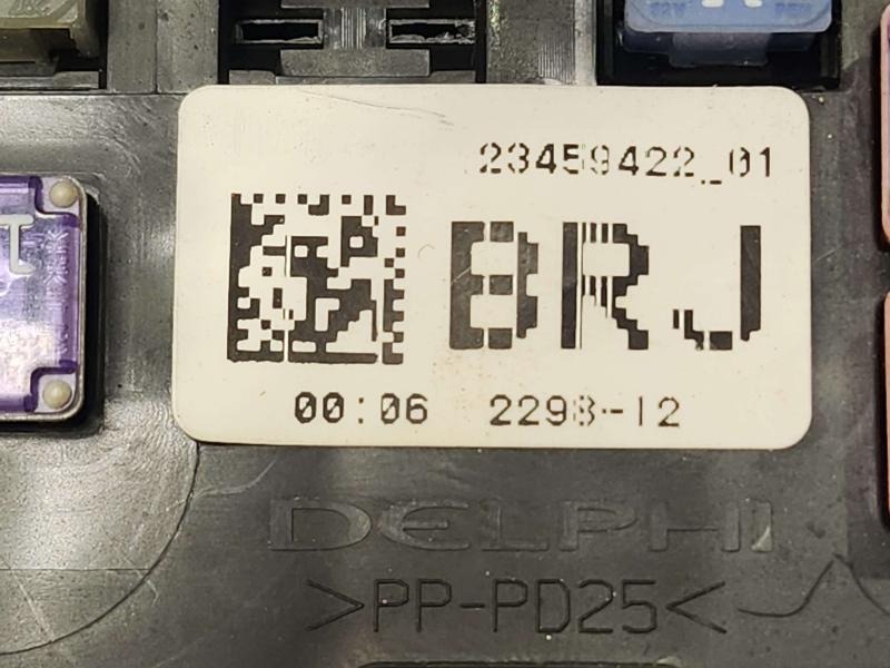 2019 Chevrolet Silverado 3500 Cabin Fuse Box