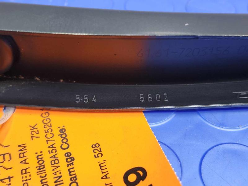 2016 BMW 528I Wiper Arm