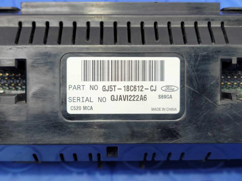 2018 Ford Escape Heater A/C Control